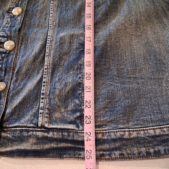 Back In The Saddle Blue Denim Vest Women's Size 2X - Picture 11 of 16